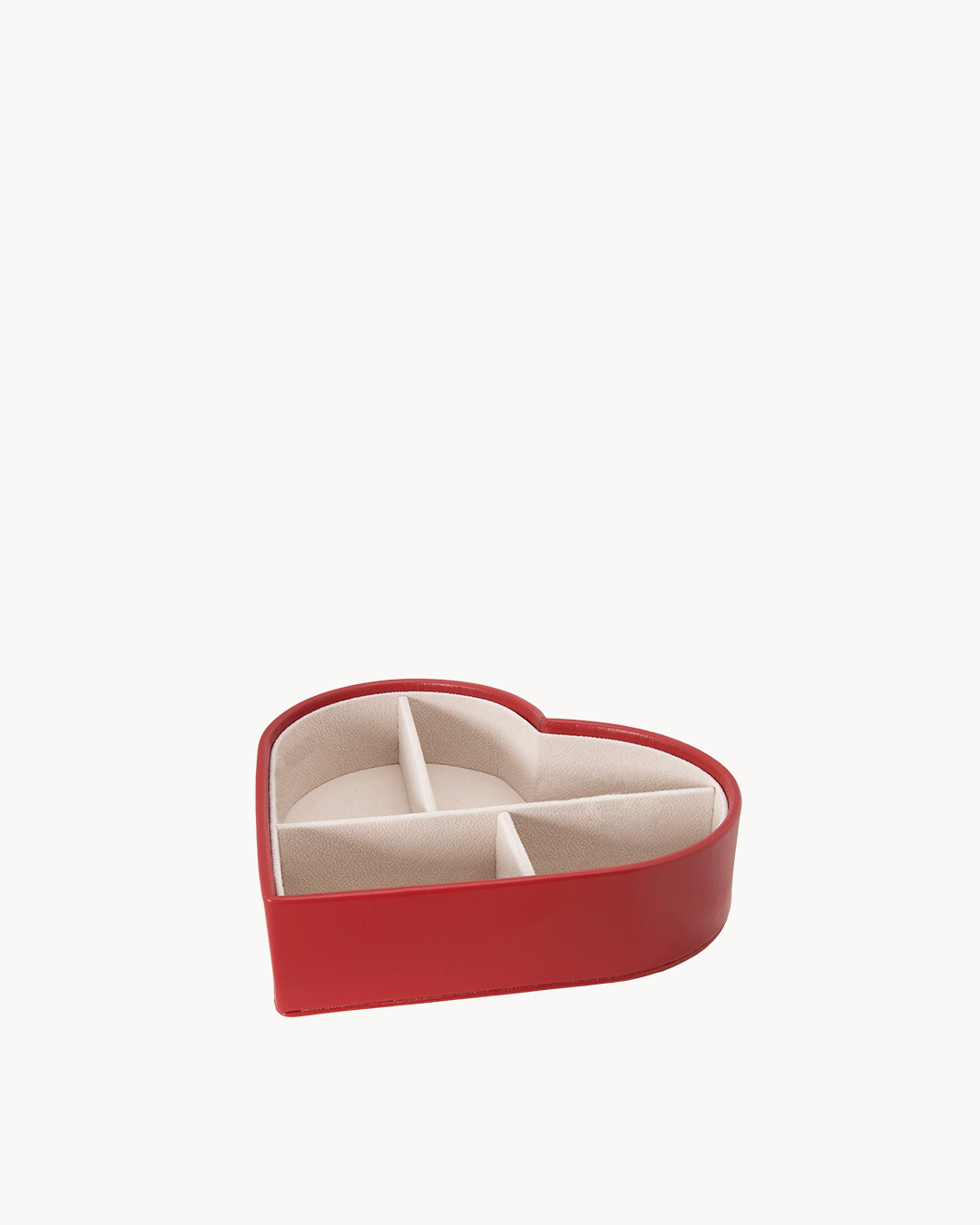 Stackable Red Heart Jewellery Box