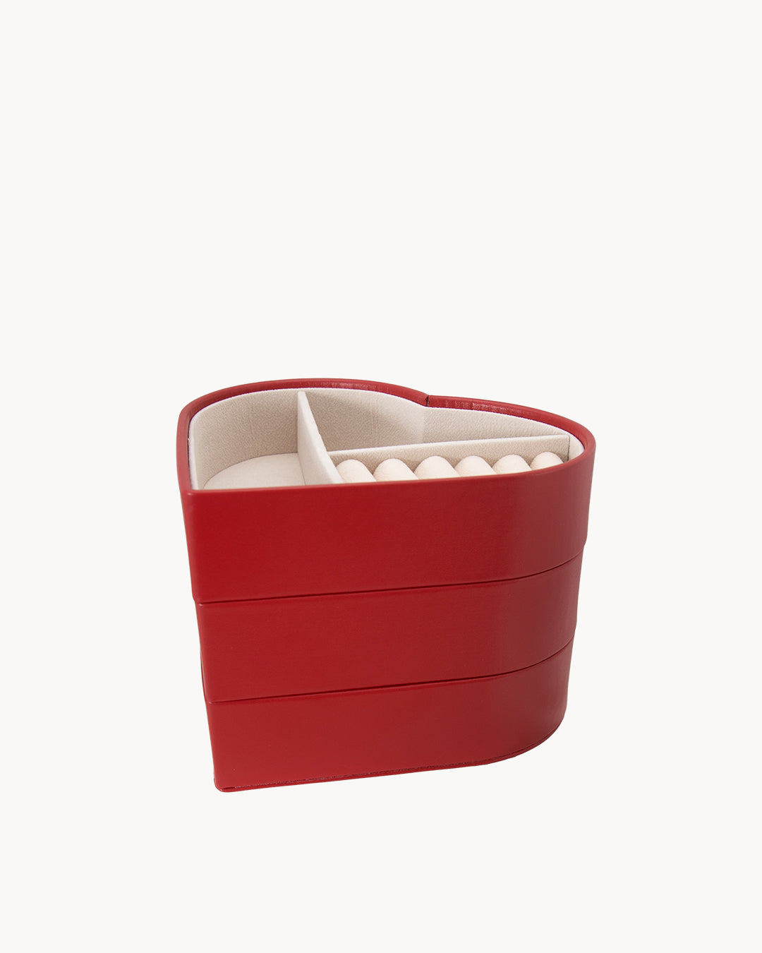 Stackable Red Heart Jewellery Box