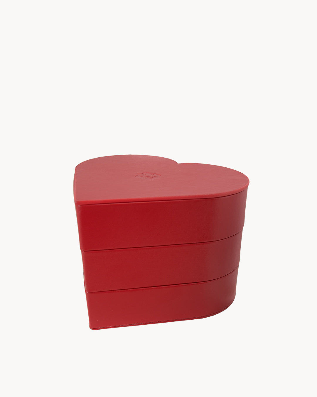 Stackable Red Heart Jewellery Box