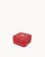 Dainty Red Square Jewellery Box