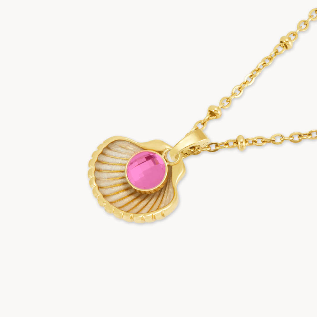 Lucky Vibes Birthstone Necklace Set, Gold