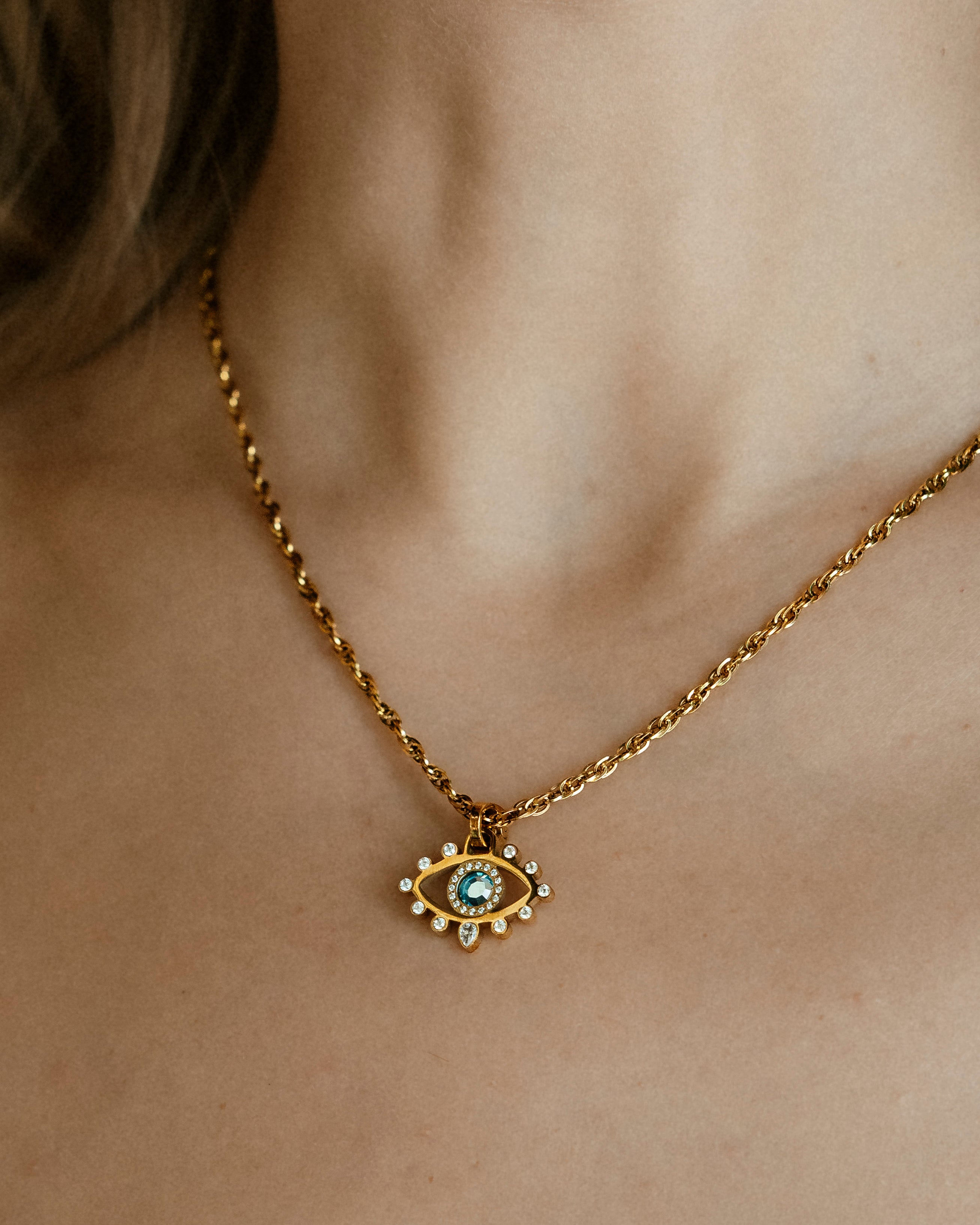 Evil Eye Starlight Necklace Set