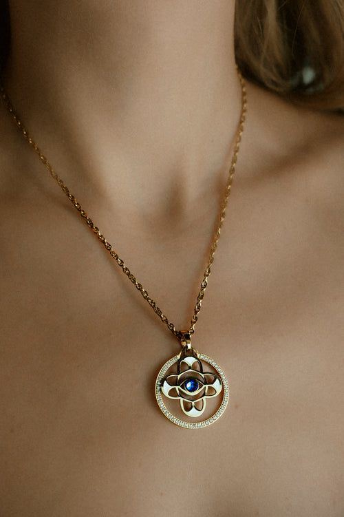 Evil Eye Maduma Necklace Set