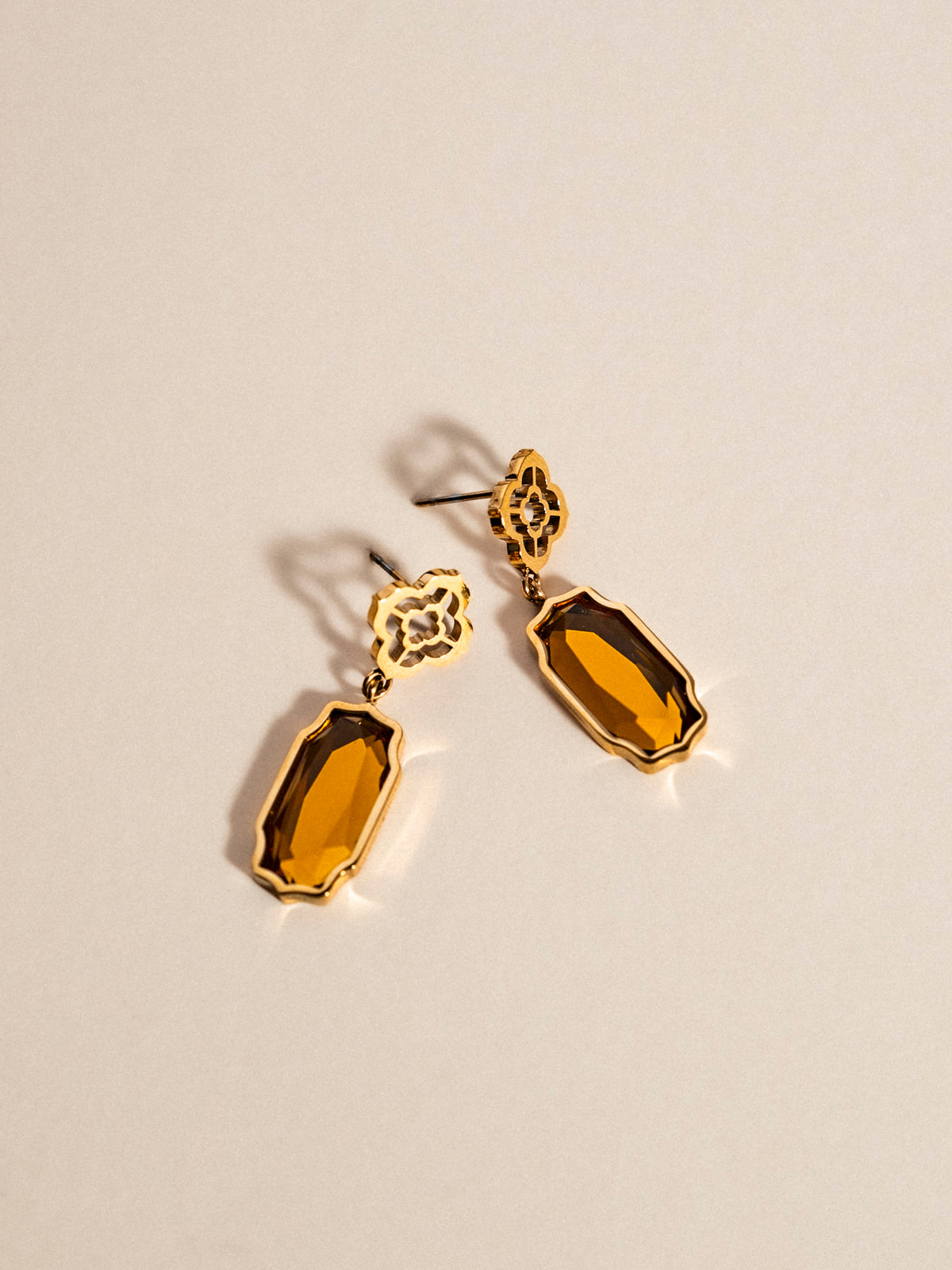 November Birthstone Happiness Bizzilla Dangling Earrings