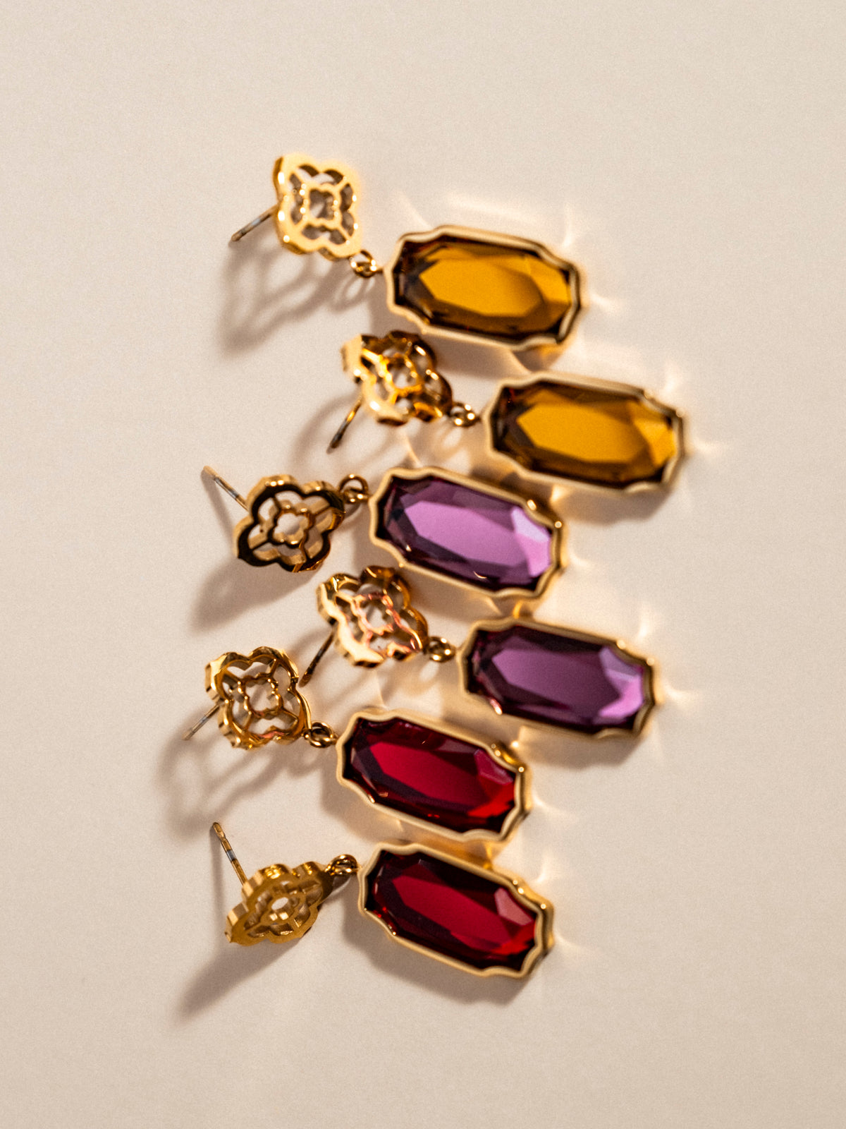 December Birthstone Uniqueness Bizzilla Dangling Earrings