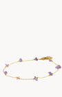 Amethyst Tin Cup Anklet