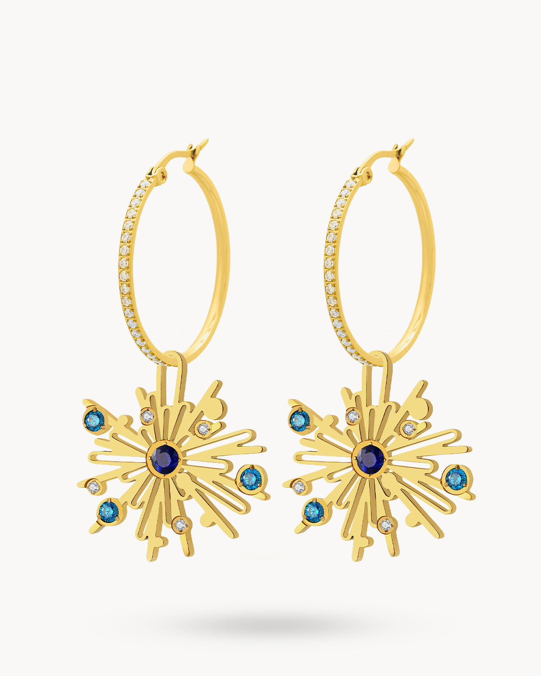 Firework Starlight Hoop Earring Set