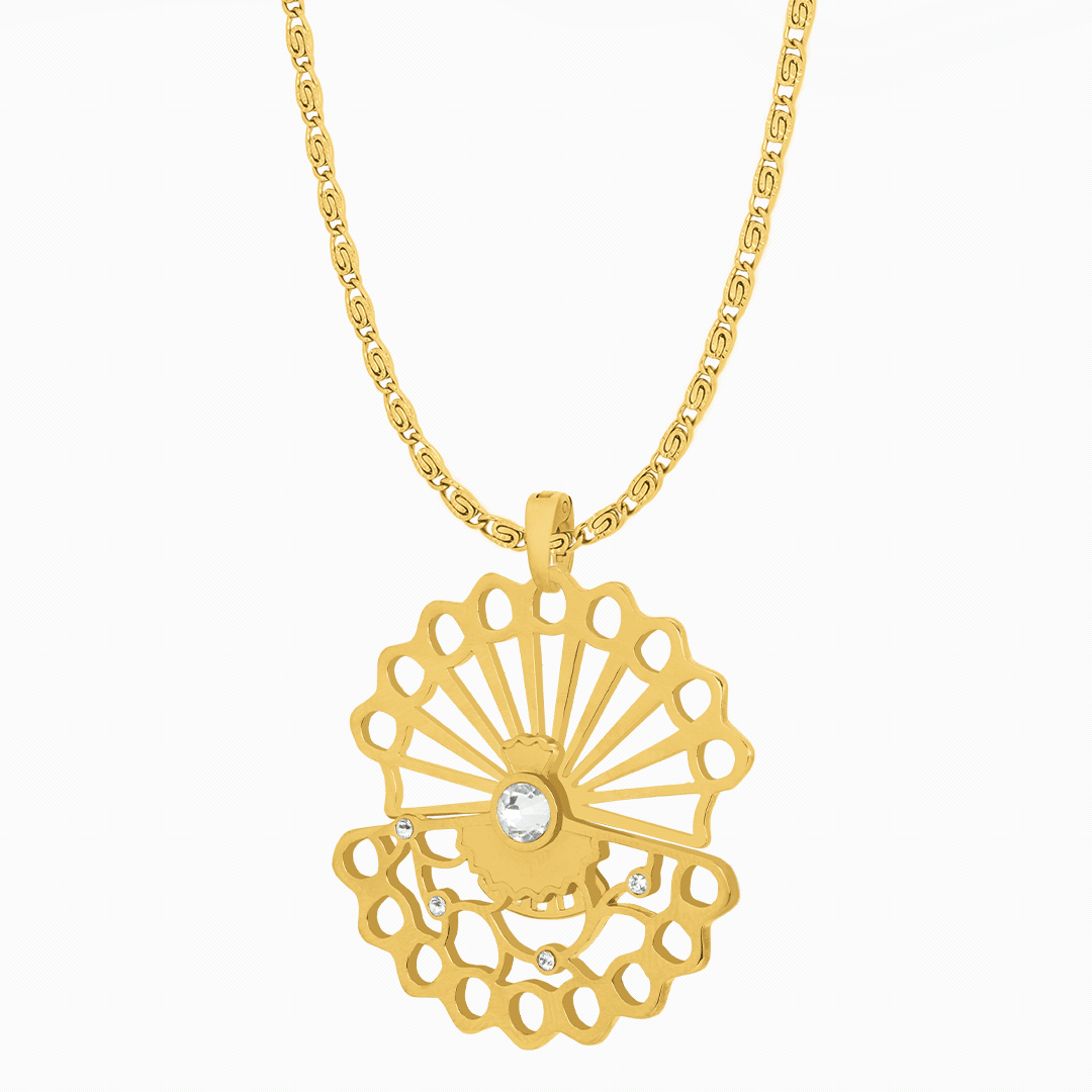 Rotating Imrewħa Pendant, Koppla Chain