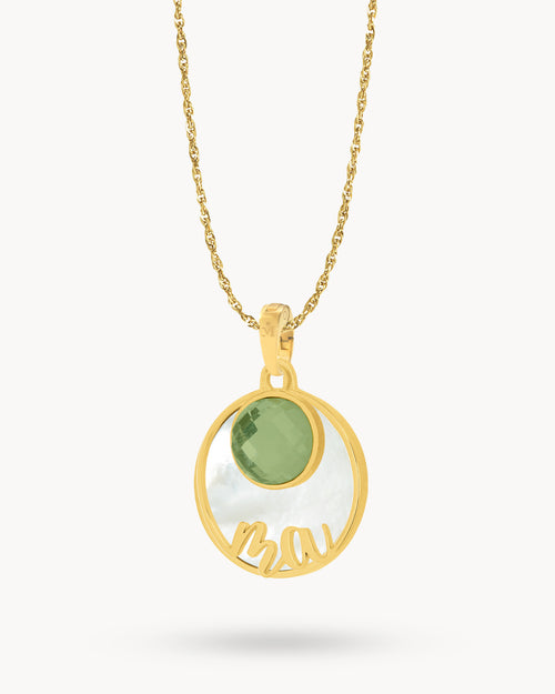 Ma Protection Birthstone Necklace Set