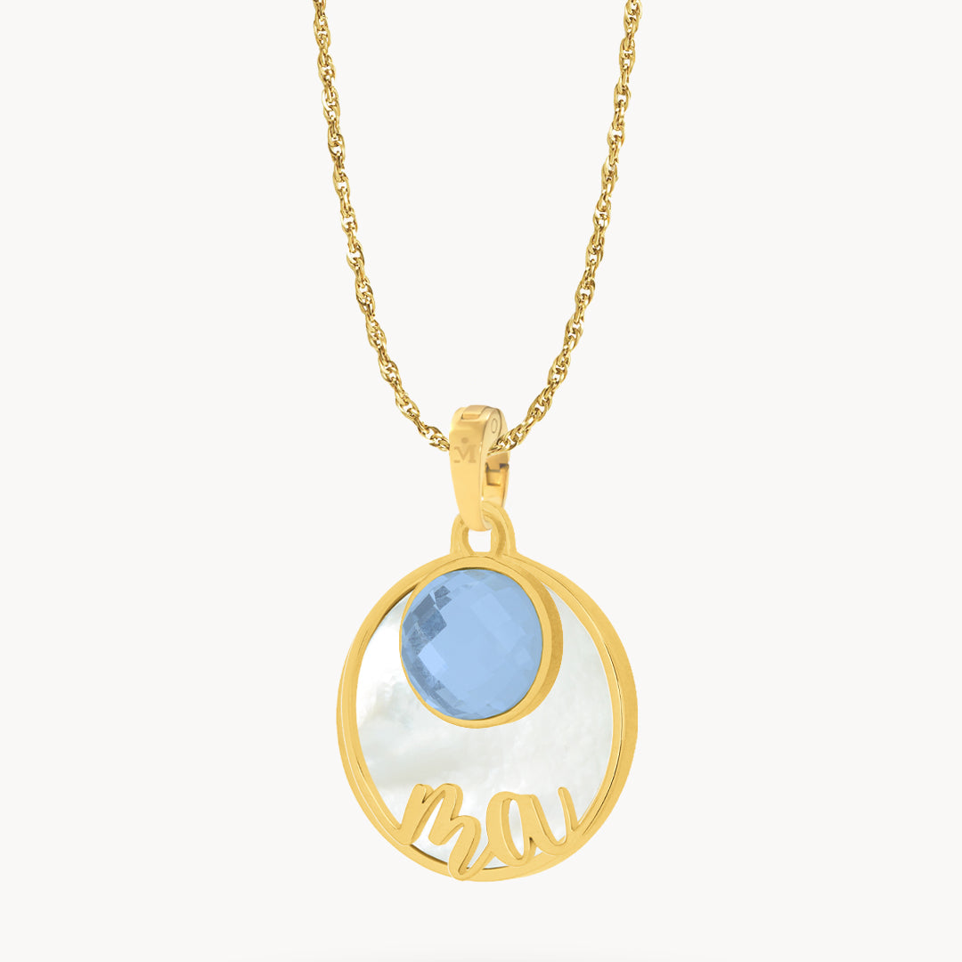 Ma Protection Birthstone Necklace Set