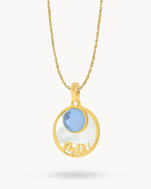 Ma Protection Birthstone Necklace Set