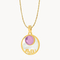 Ma Protection Birthstone Necklace Set