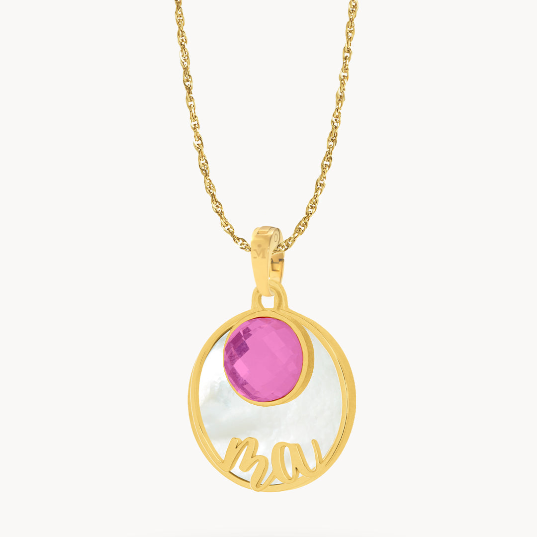 Ma Protection Birthstone Necklace Set