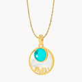 Ma Protection Birthstone Necklace Set