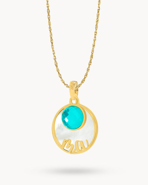 Ma Protection Birthstone Necklace Set