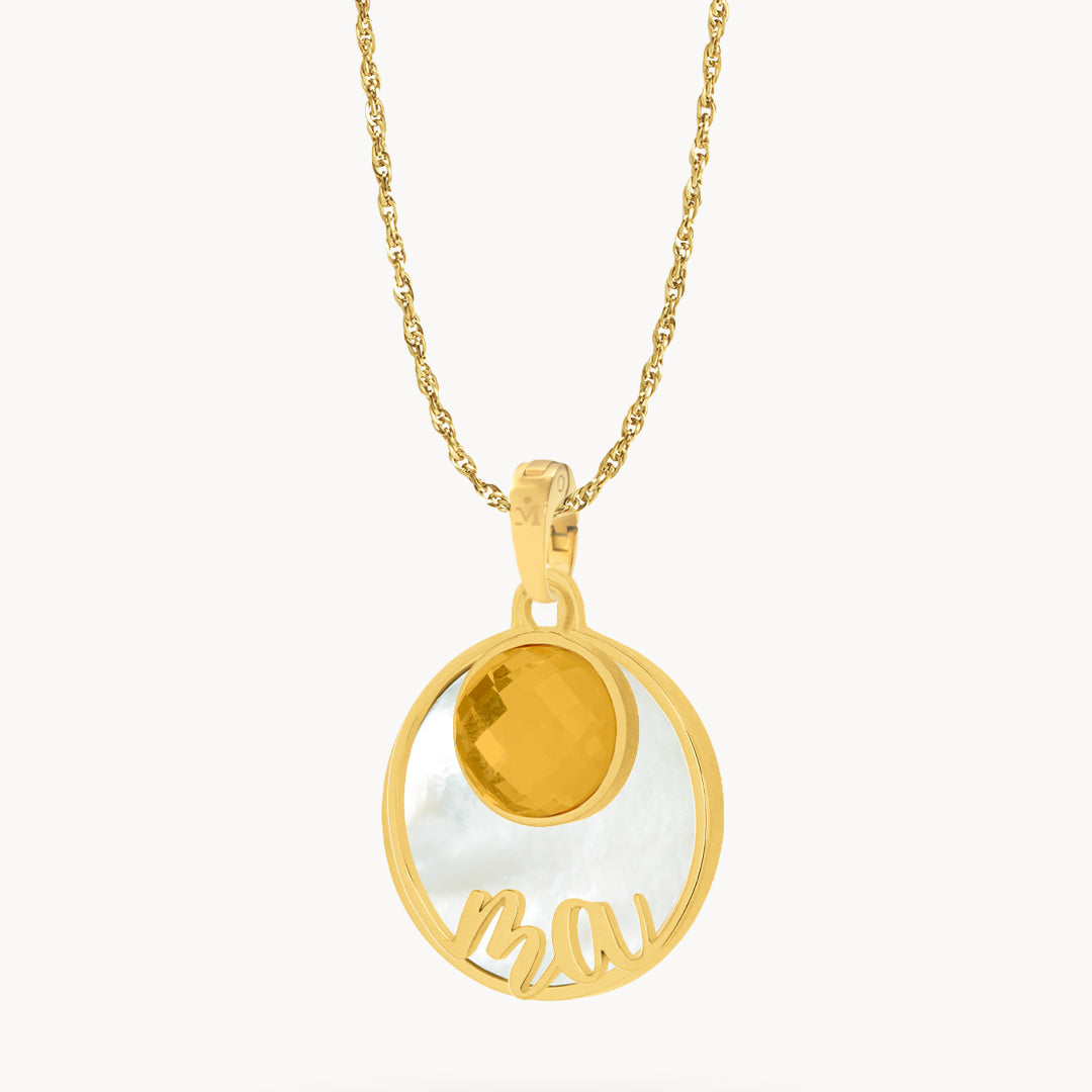 Ma Protection Birthstone Necklace Set
