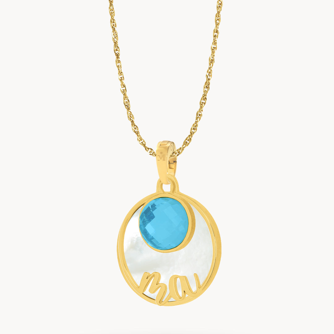 Ma Protection Birthstone Necklace Set