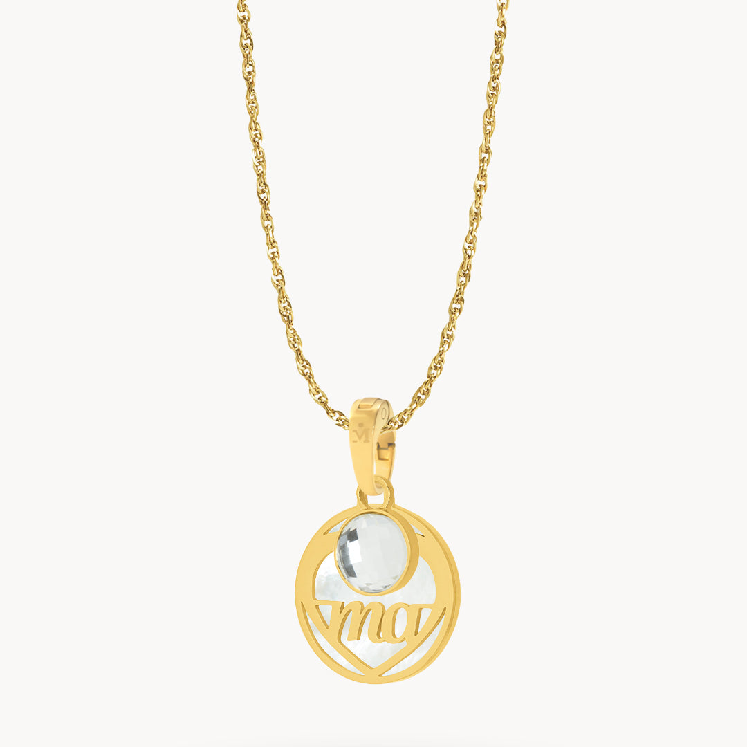 Ma Dainty Protection Birthstone Necklace Set