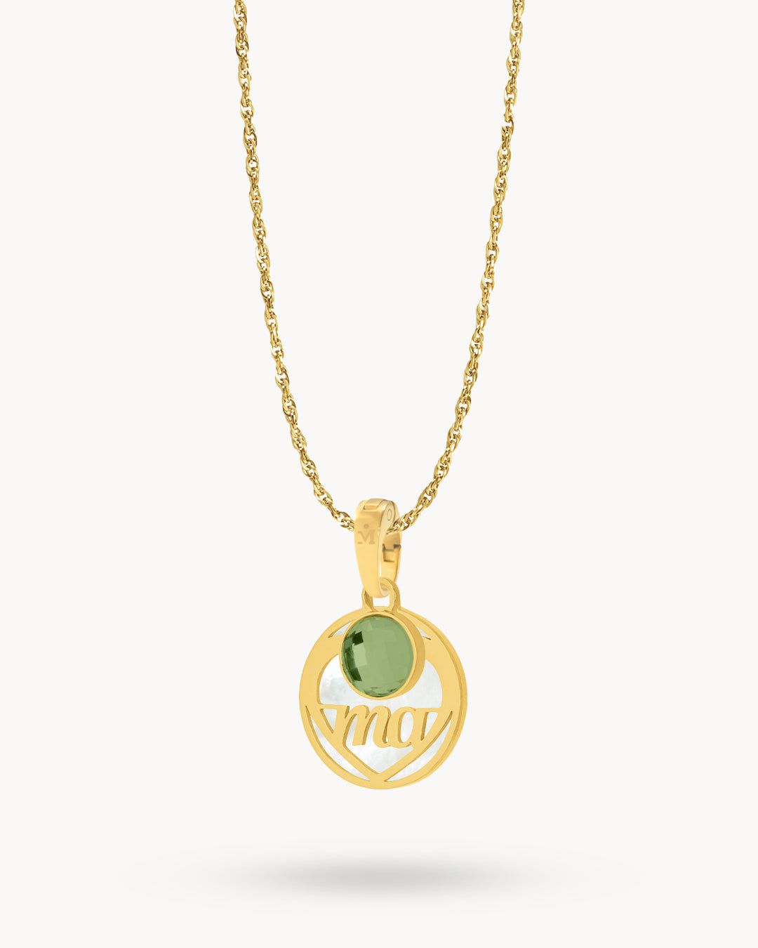 Ma Dainty Protection Birthstone Necklace Set