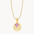 Ma Dainty Protection Birthstone Necklace Set