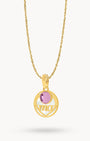 Ma Dainty Protection Birthstone Necklace Set