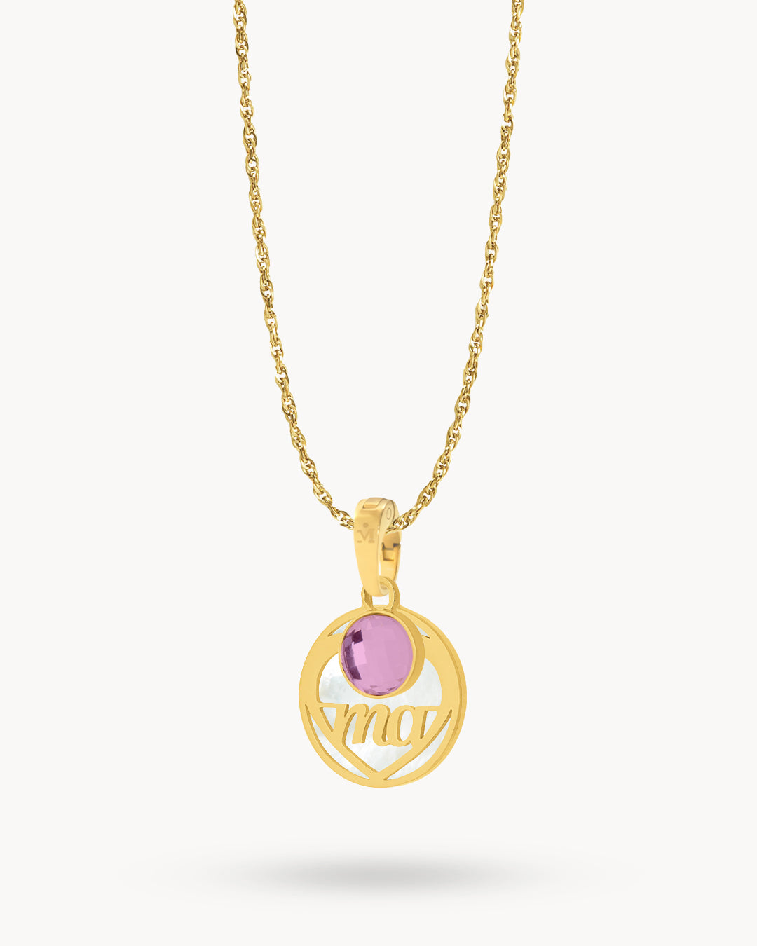 Ma Dainty Protection Birthstone Necklace Set