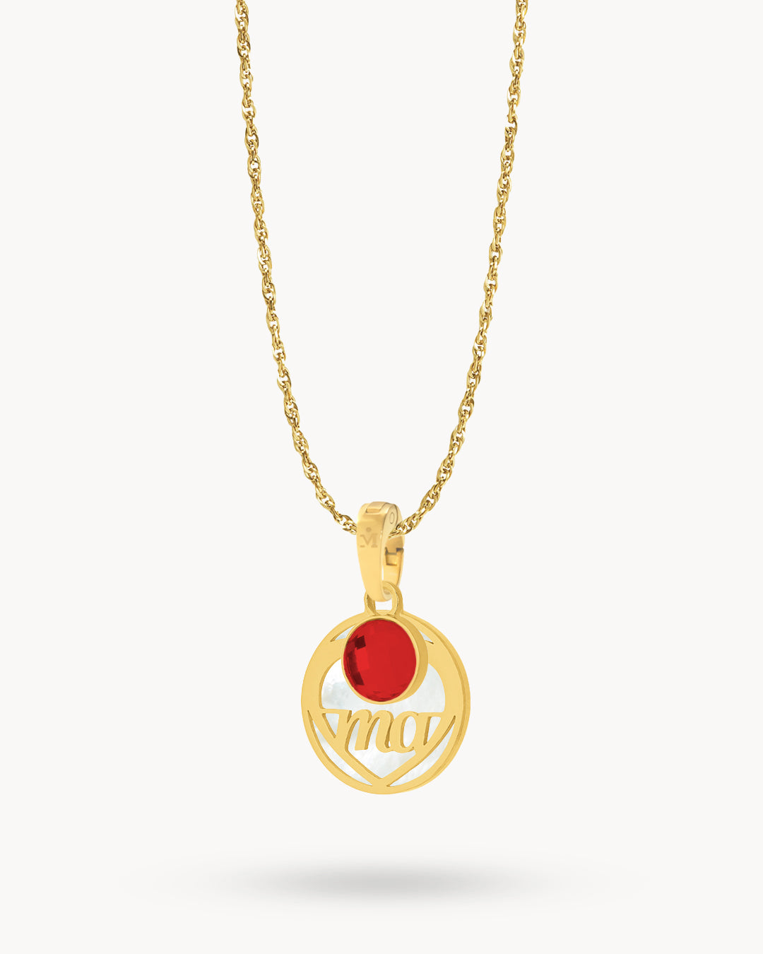 Ma Dainty Protection Birthstone Necklace Set