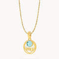Ma Dainty Protection Birthstone Necklace Set
