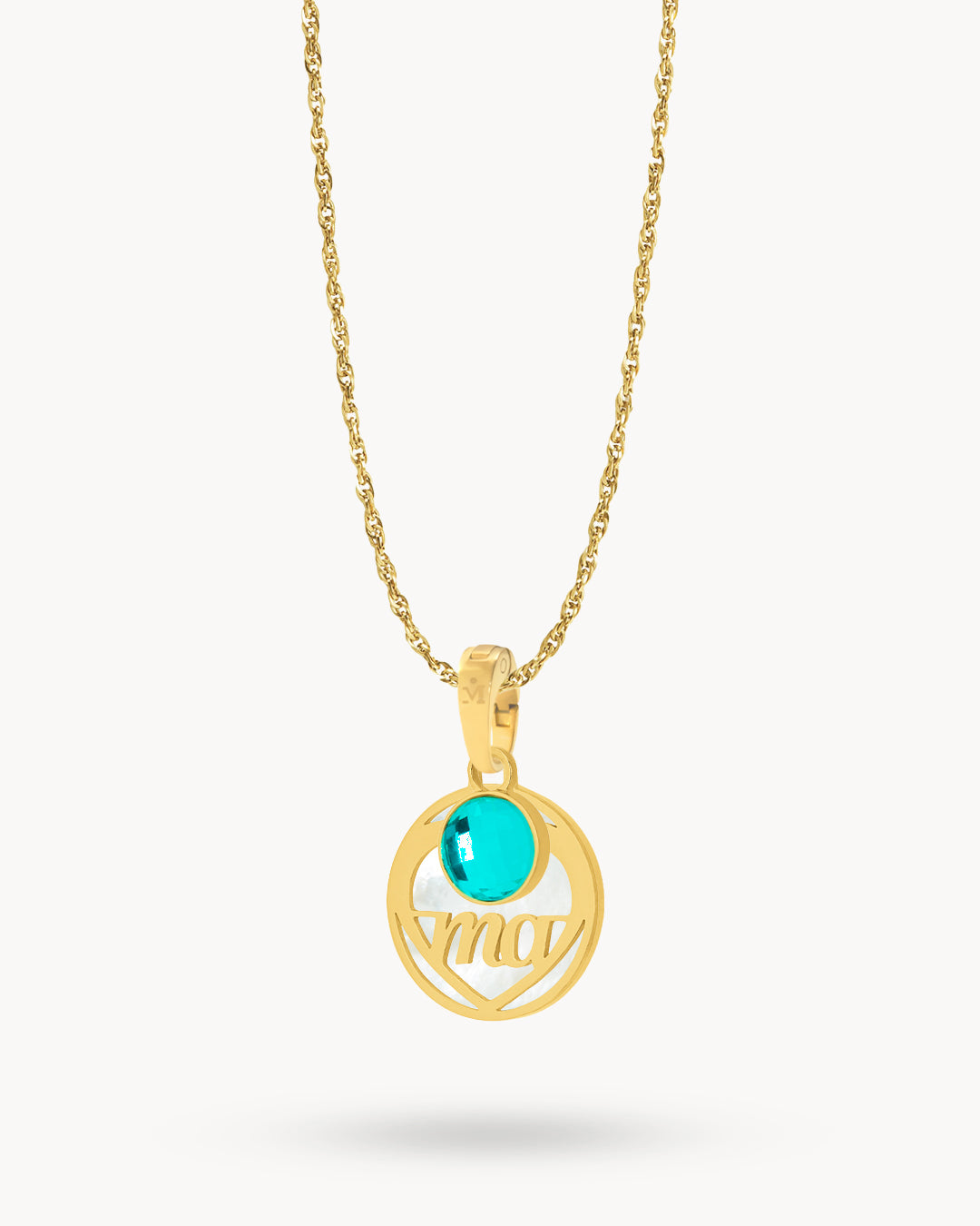 Ma Dainty Protection Birthstone Necklace Set