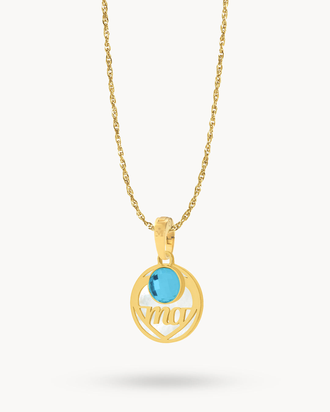 Ma Dainty Protection Birthstone Necklace Set