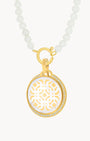 Bizzilla Engravable Halo Necklace Set