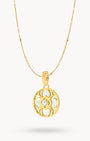 Dainty Bizzilla Pearl Protection Necklace Set