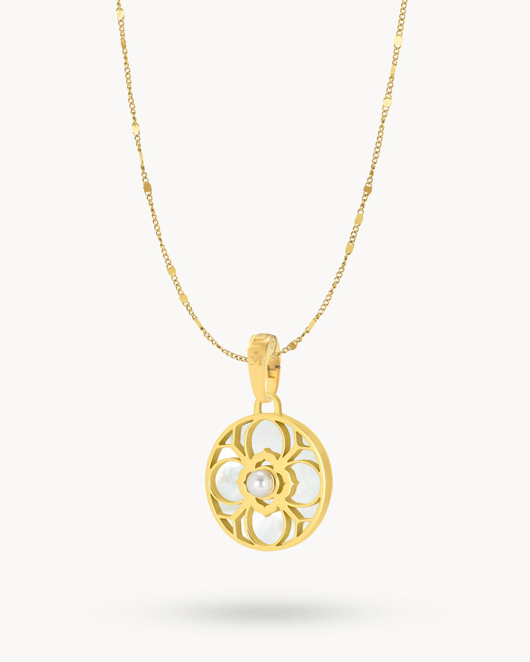 Dainty Bizzilla Pearl Protection Necklace Set