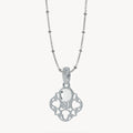 Hollow Friendship Birthstone Necklace Set