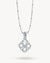 Hollow Friendship Birthstone Necklace Set