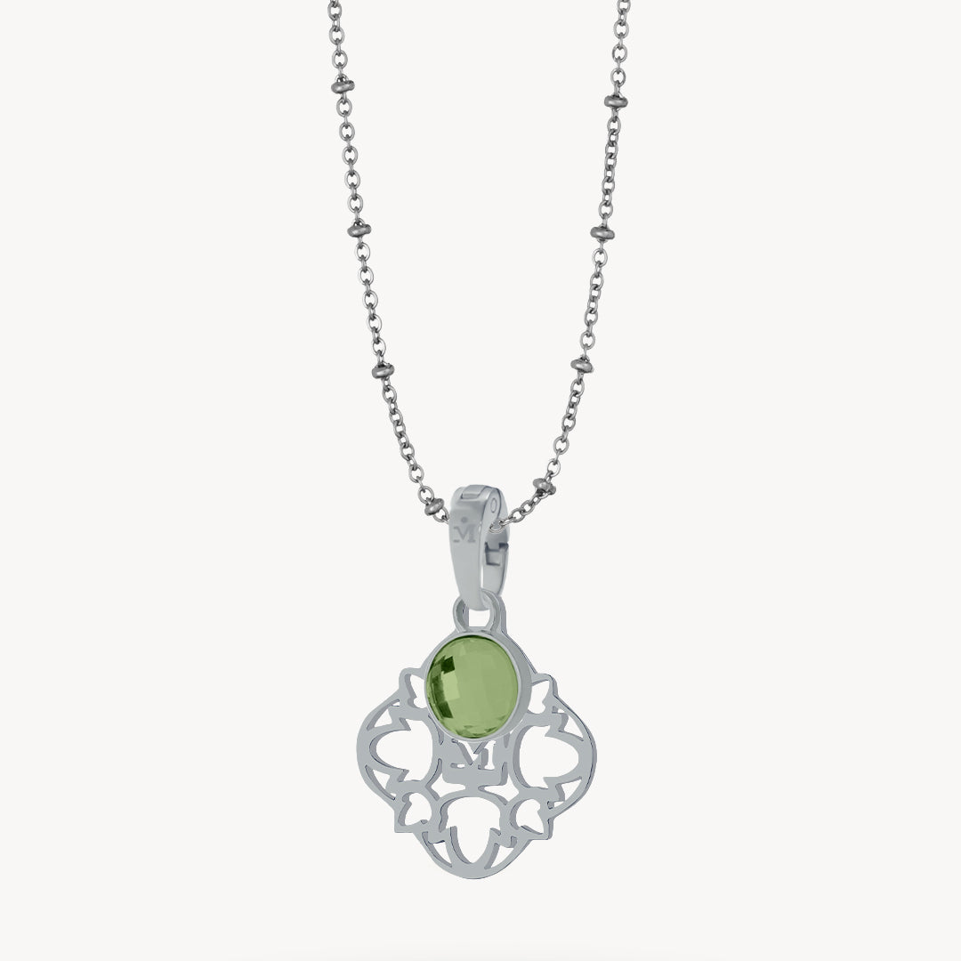 Hollow Friendship Birthstone Necklace Set