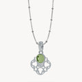 Hollow Friendship Birthstone Necklace Set
