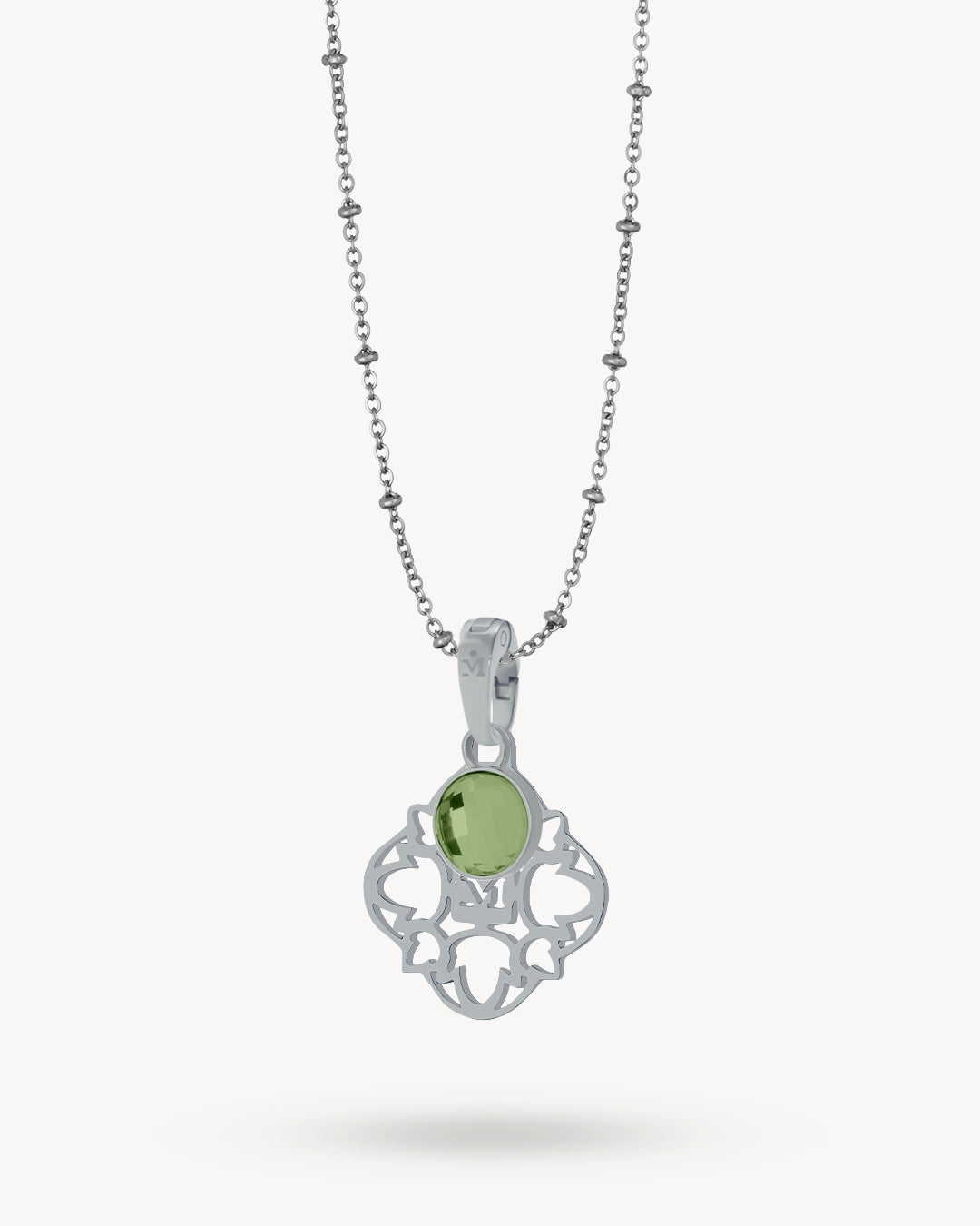 Hollow Friendship Birthstone Necklace Set