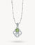 Hollow Friendship Birthstone Necklace Set