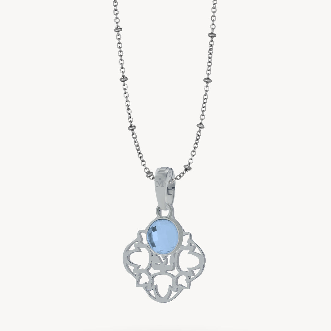 Hollow Friendship Birthstone Necklace Set