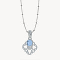 Hollow Friendship Birthstone Necklace Set