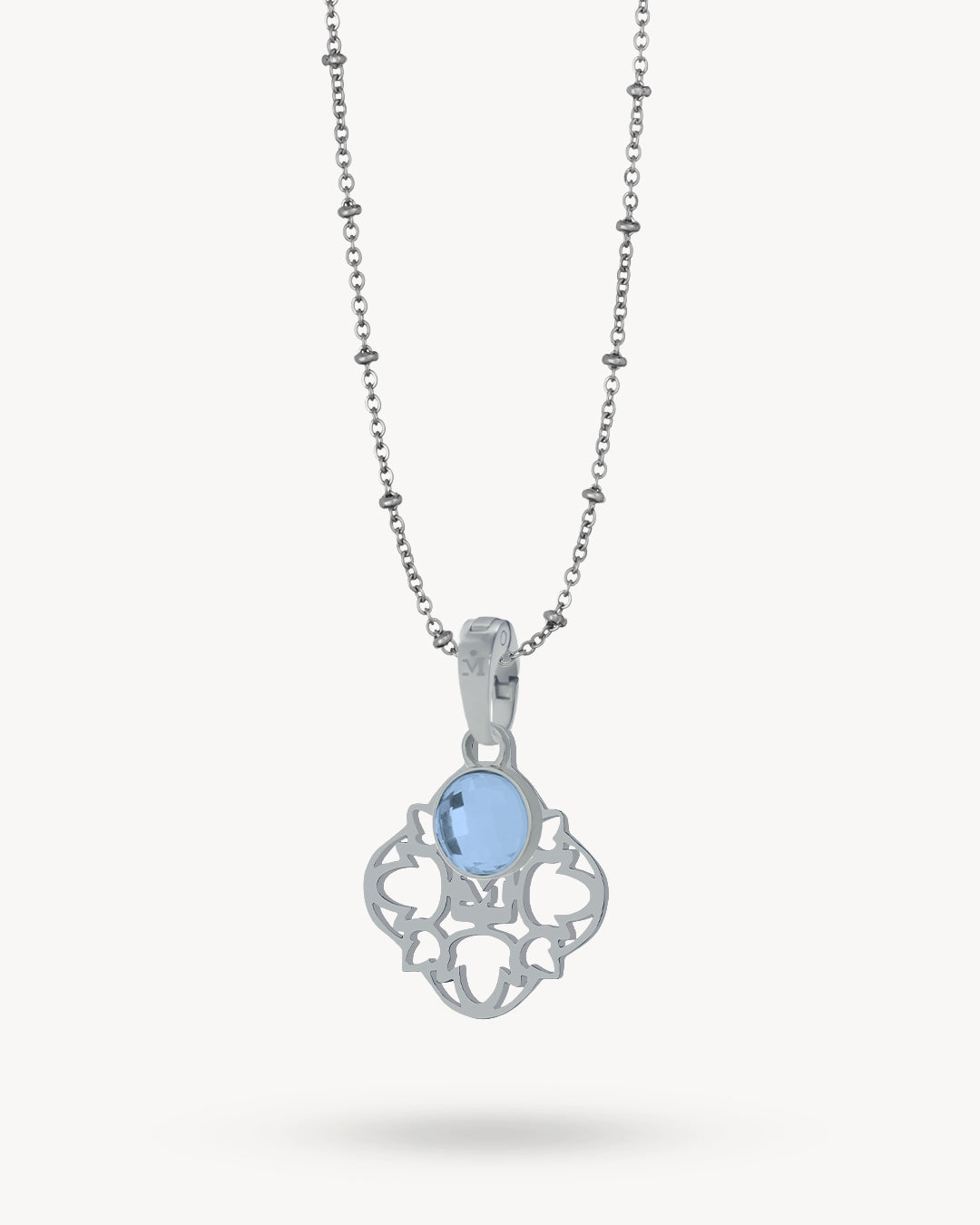 Hollow Friendship Birthstone Necklace Set