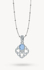 Hollow Friendship Birthstone Necklace Set