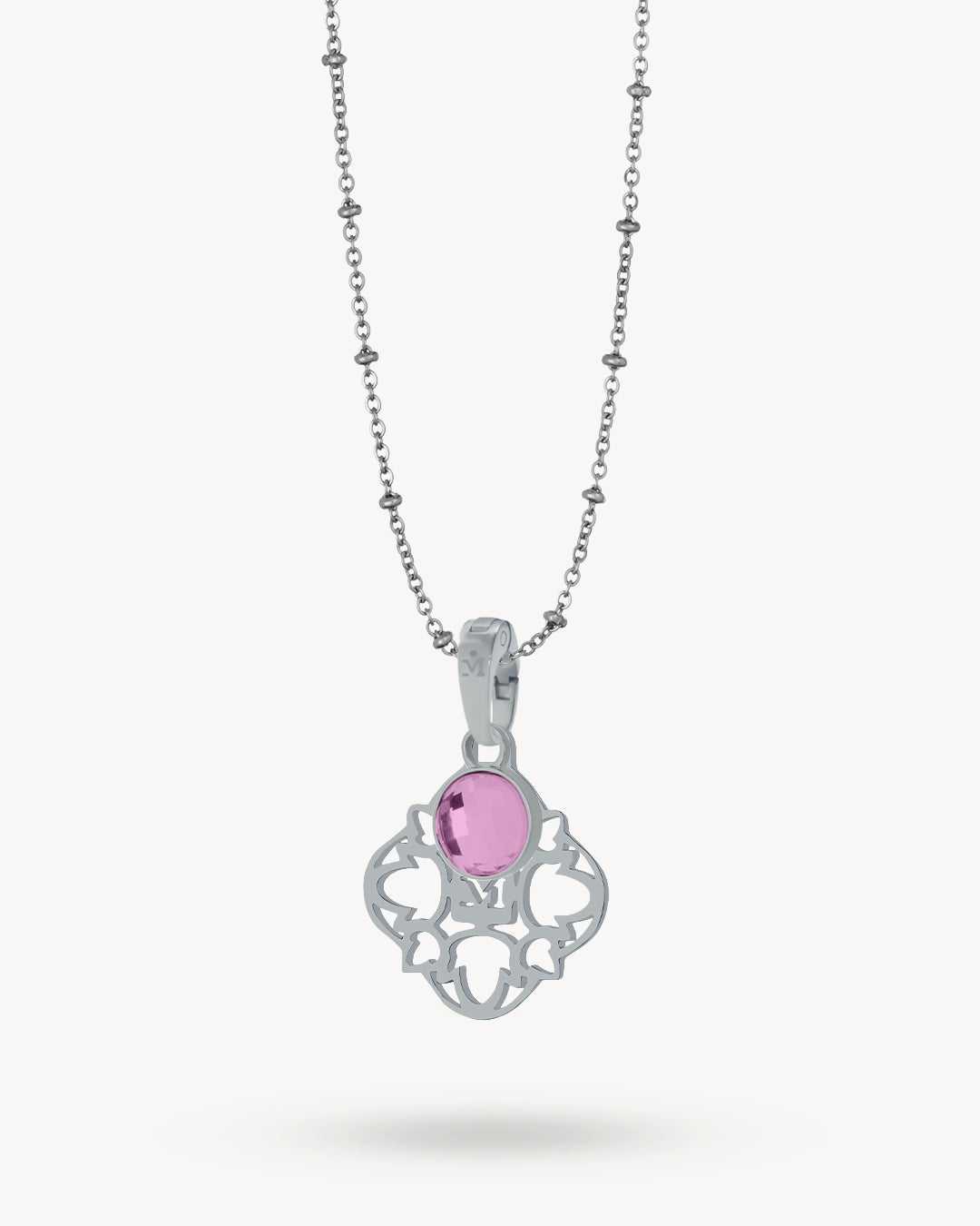 Hollow Friendship Birthstone Necklace Set