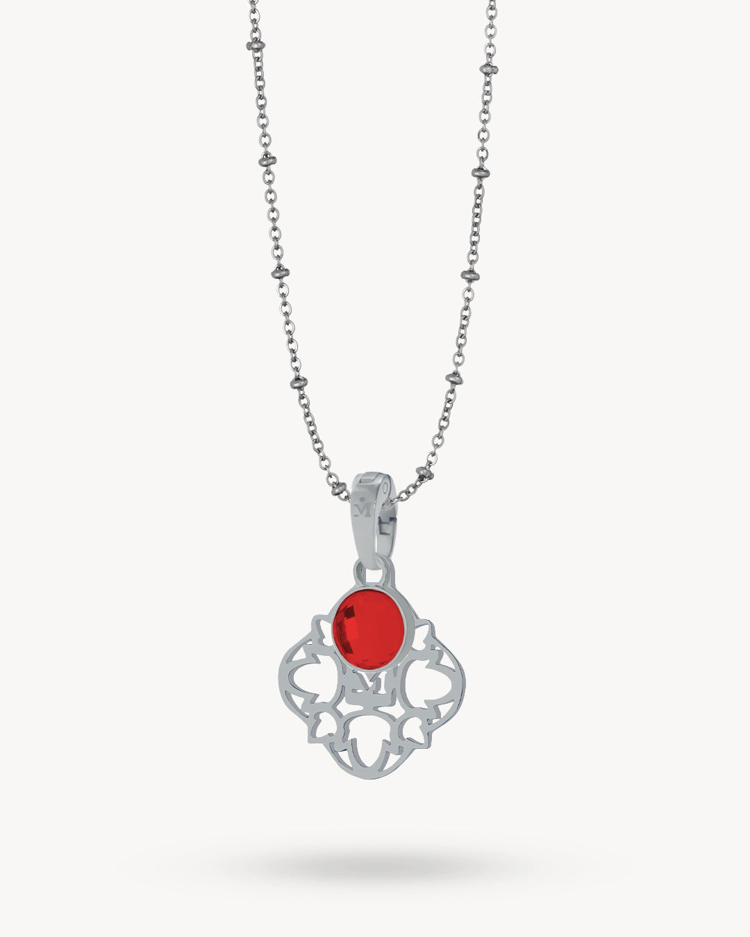 Hollow Friendship Birthstone Necklace Set