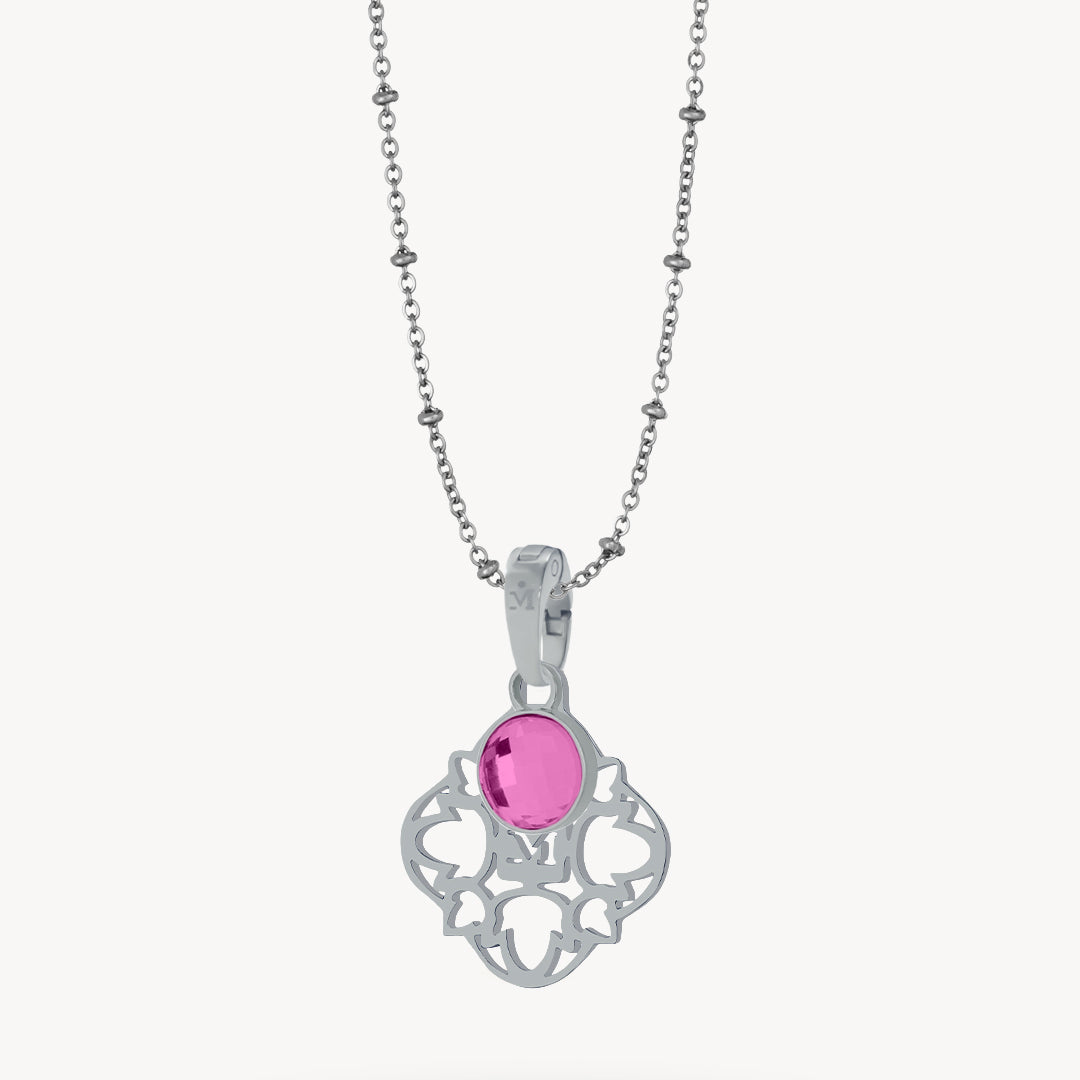 Hollow Friendship Birthstone Necklace Set