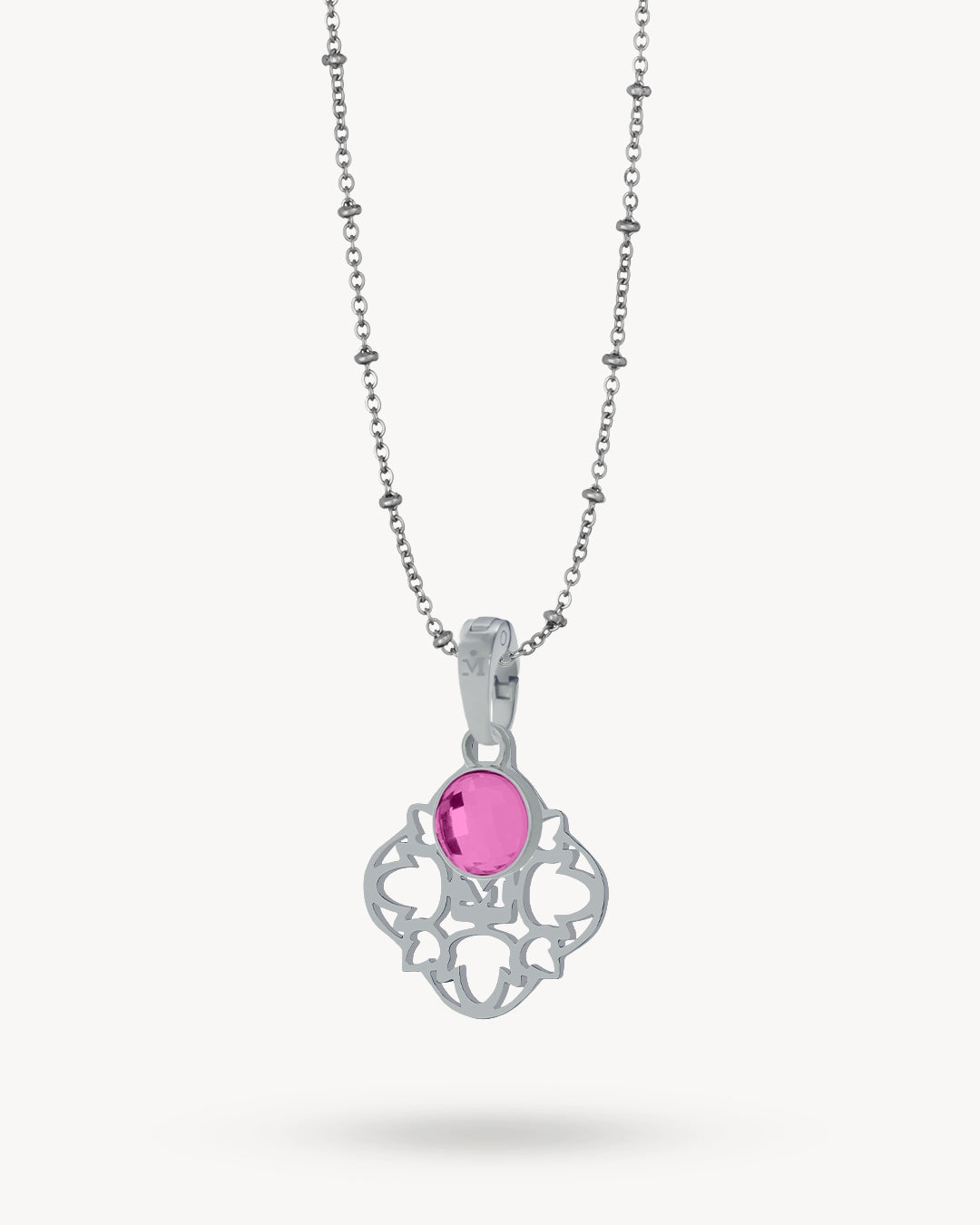 Hollow Friendship Birthstone Necklace Set