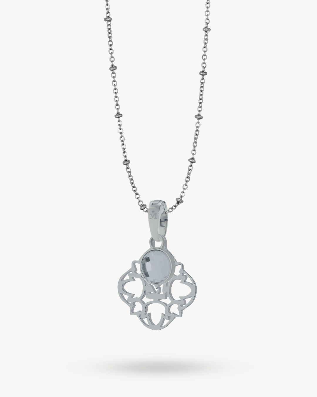 Hollow Friendship Birthstone Necklace Set