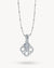 Hollow Friendship Birthstone Necklace Set