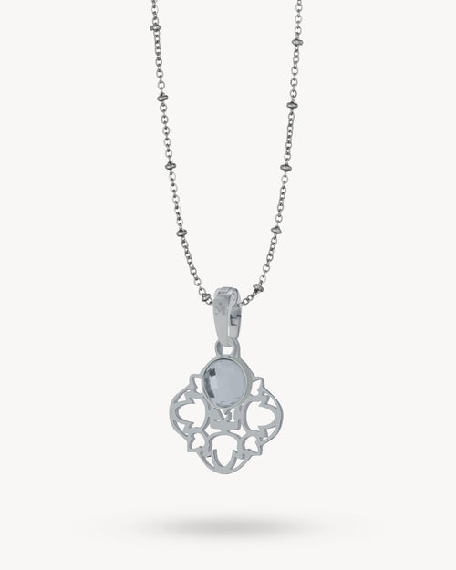 Hollow Friendship Birthstone Necklace Set